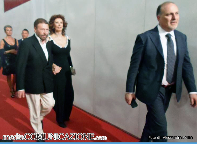 Sofia Loren arriva al David di Donatello 2014